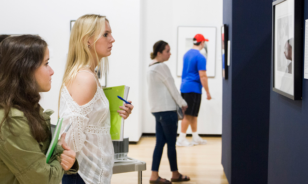 Students in Museum