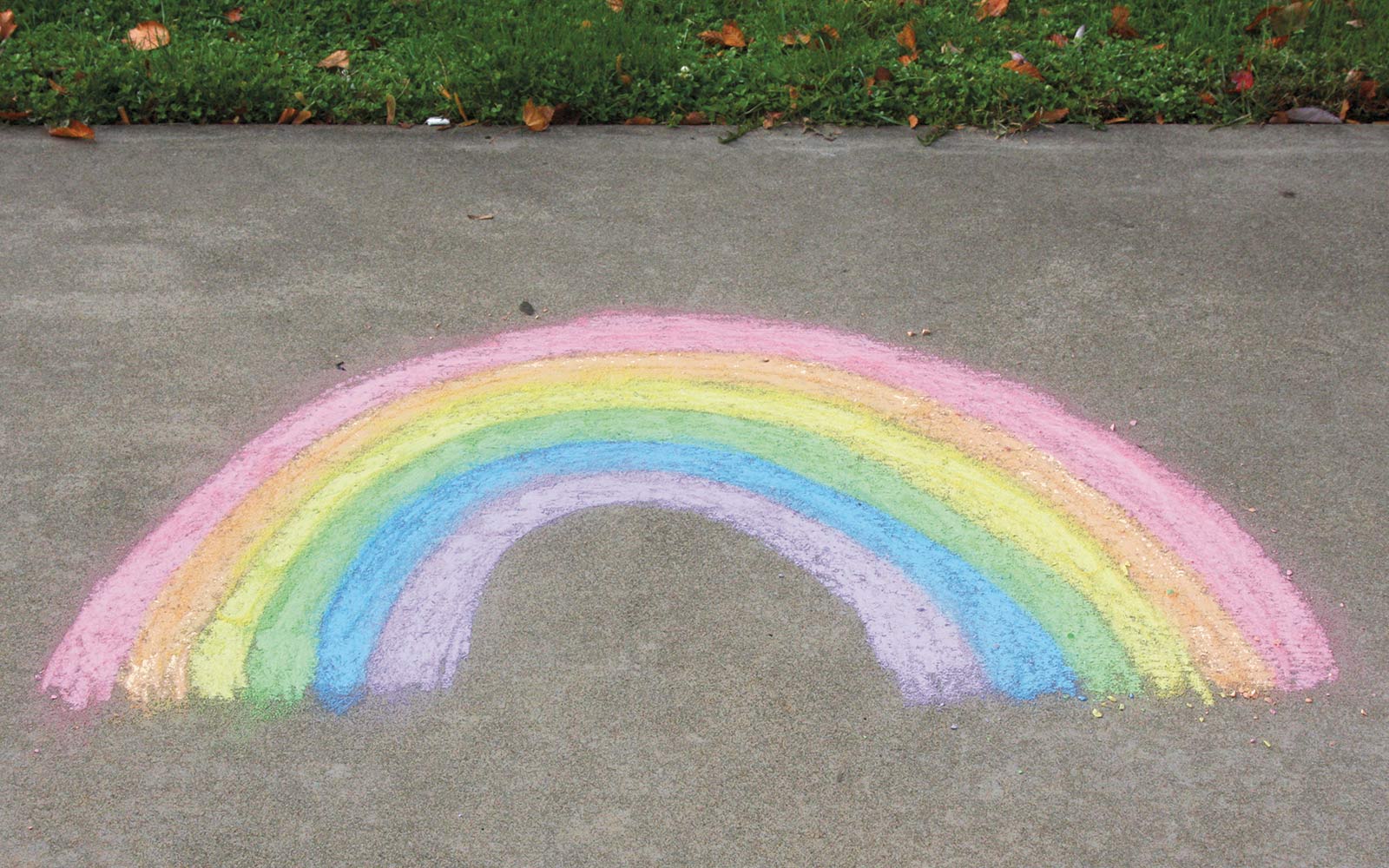 2012 - Among other campus activities during National Coming Out Week, Denison students "chalk" the quad with supportive messages, a tradition that started in the '90s.