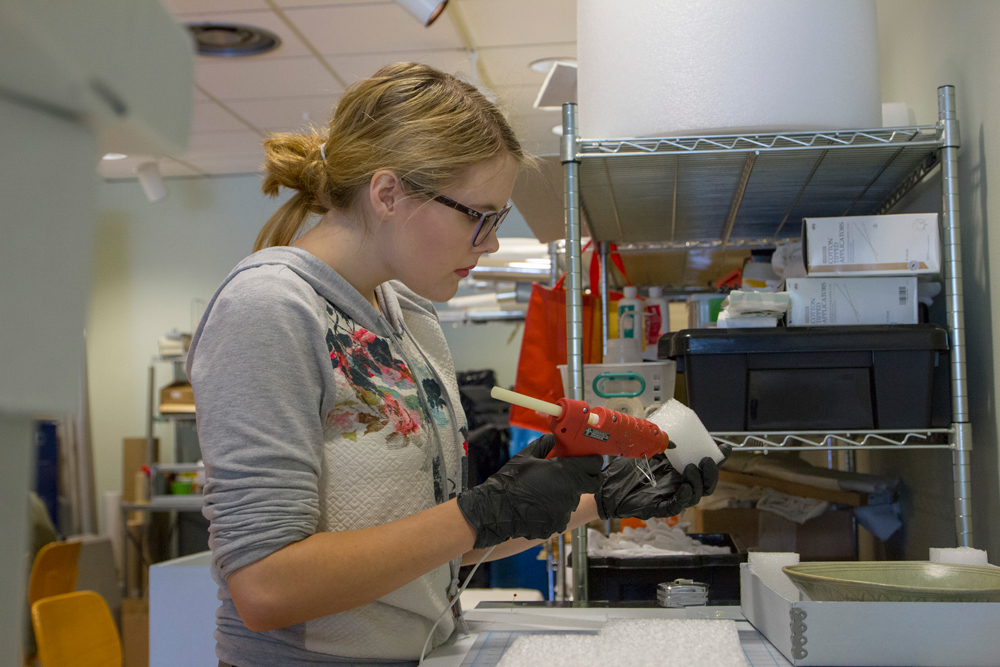 Student working on ANCIENT (pre-­5th century CE)