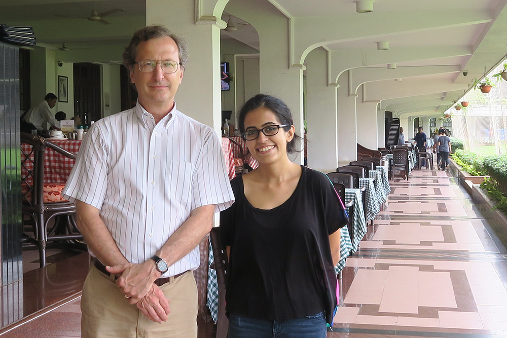 John and Nitya '14 in Mumbai