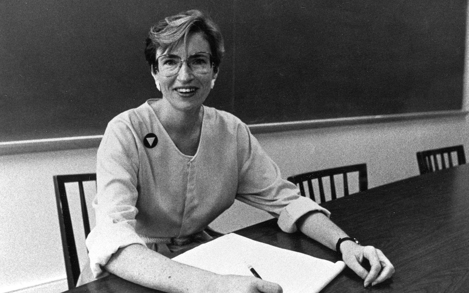 1986 - Anne Shaver acted as a mentor to gay students and offered the first course in gay and lesbian studies at Denison.