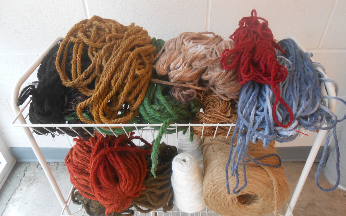 Pile of yarn