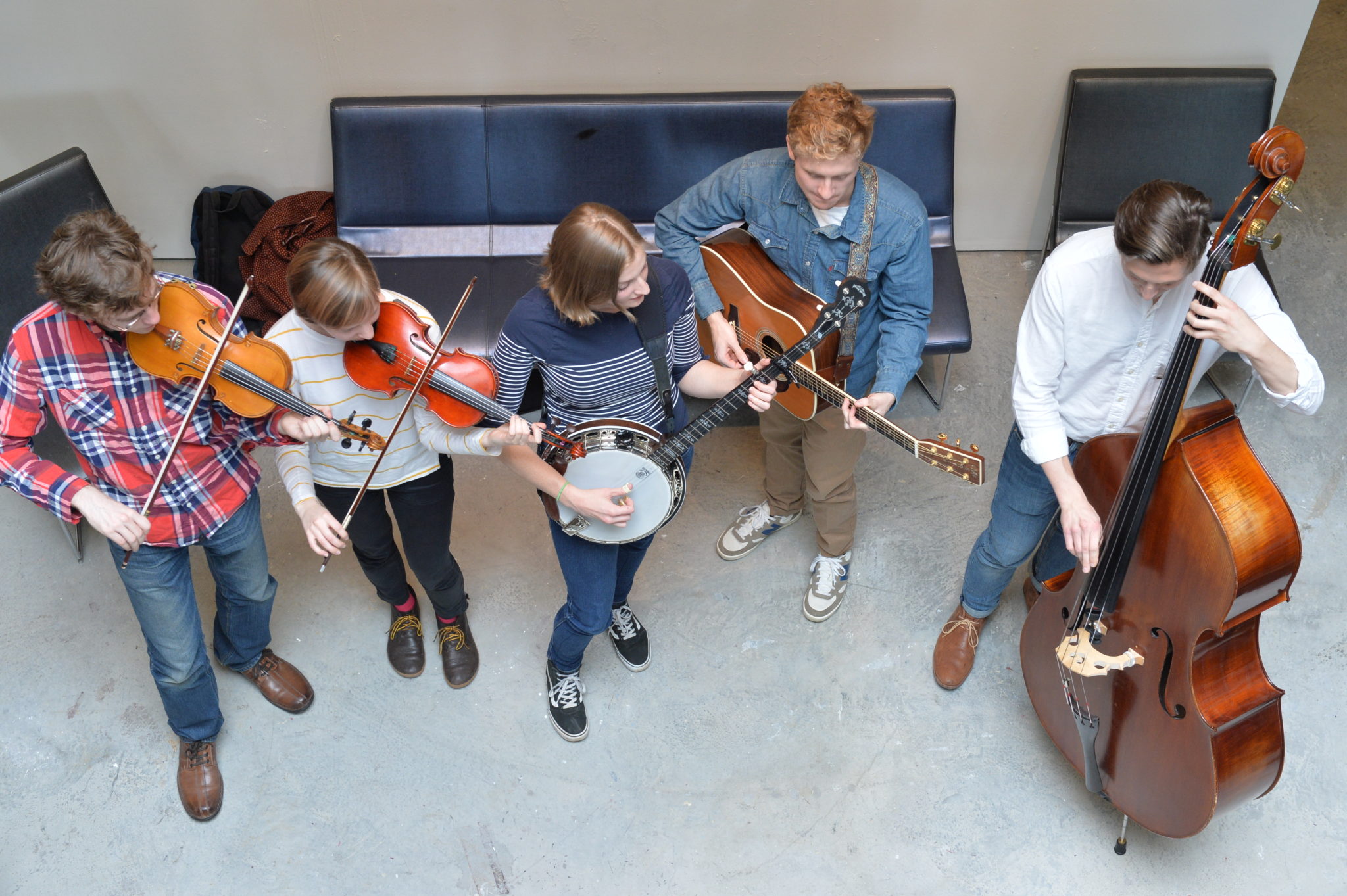 The Adam Schlenker Bluegrass Band featuring Hayes Griffin