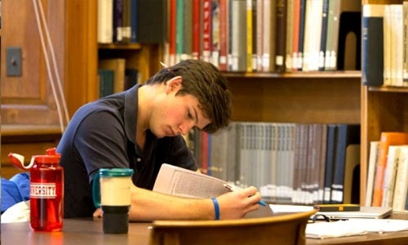 Student Studying