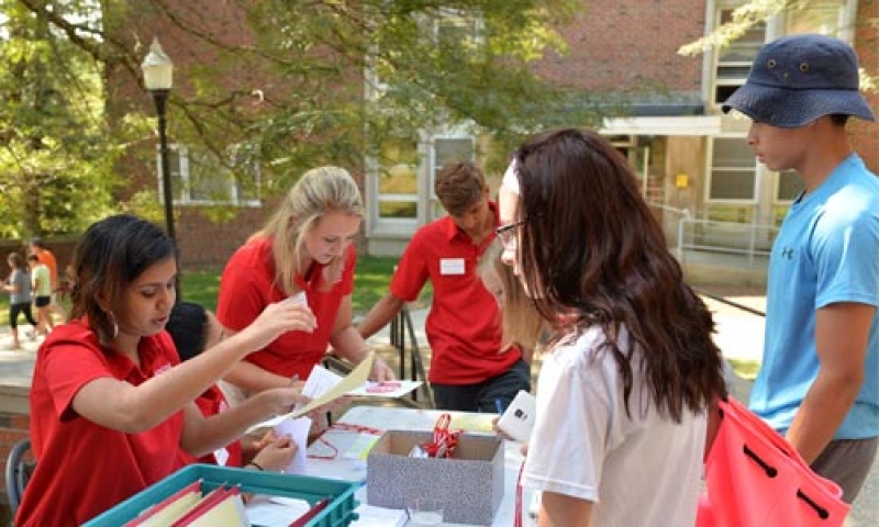 Residence halls open