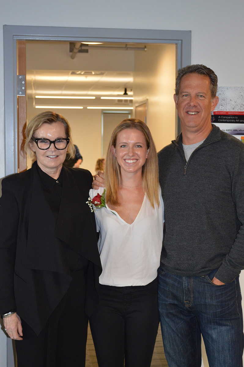 Dr. Joy Sperling with Maggie Vettel and Maggie’s father