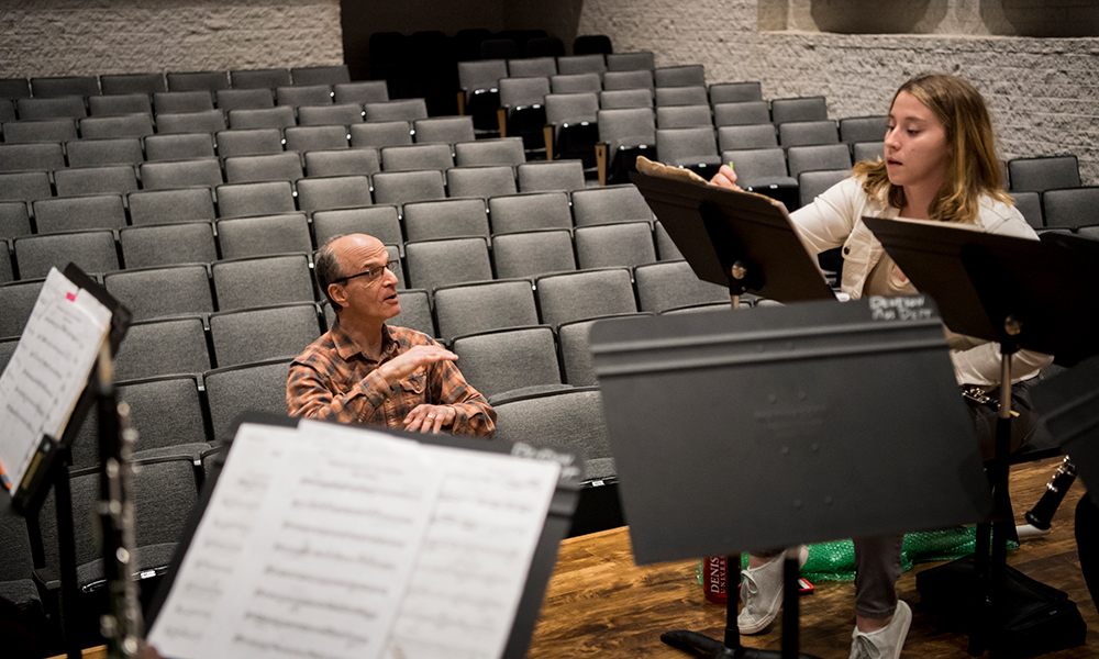 Behind-the-scenes Burke Recital Hall