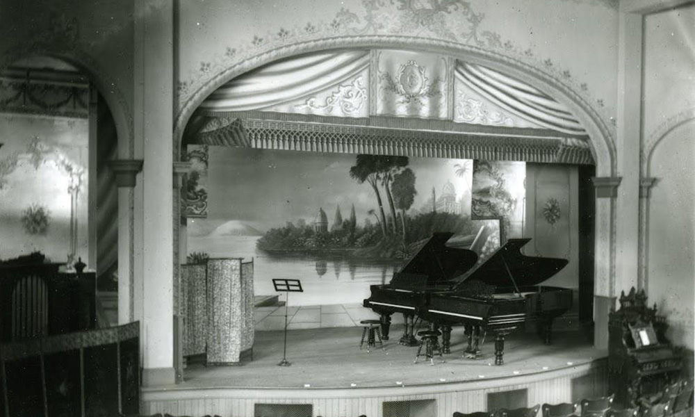 The interior of Recital Hall