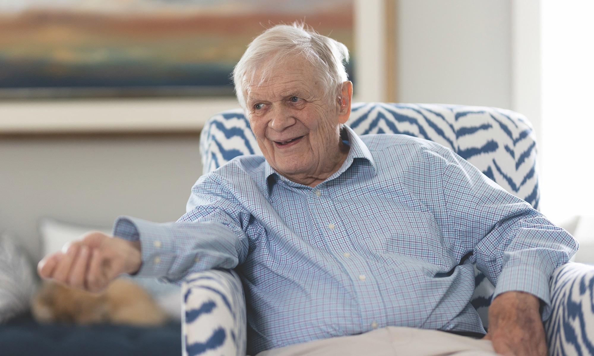 Don Shackelford ’54 at his home