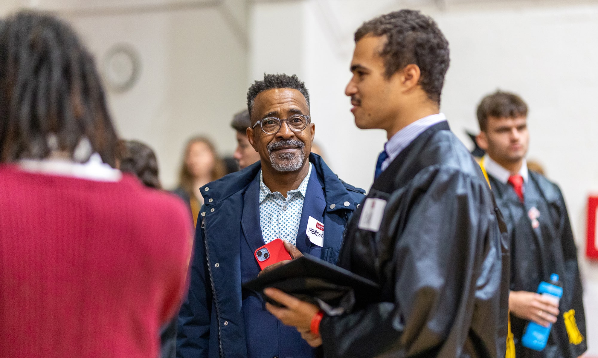 Tim Meadows and his son Isaiah