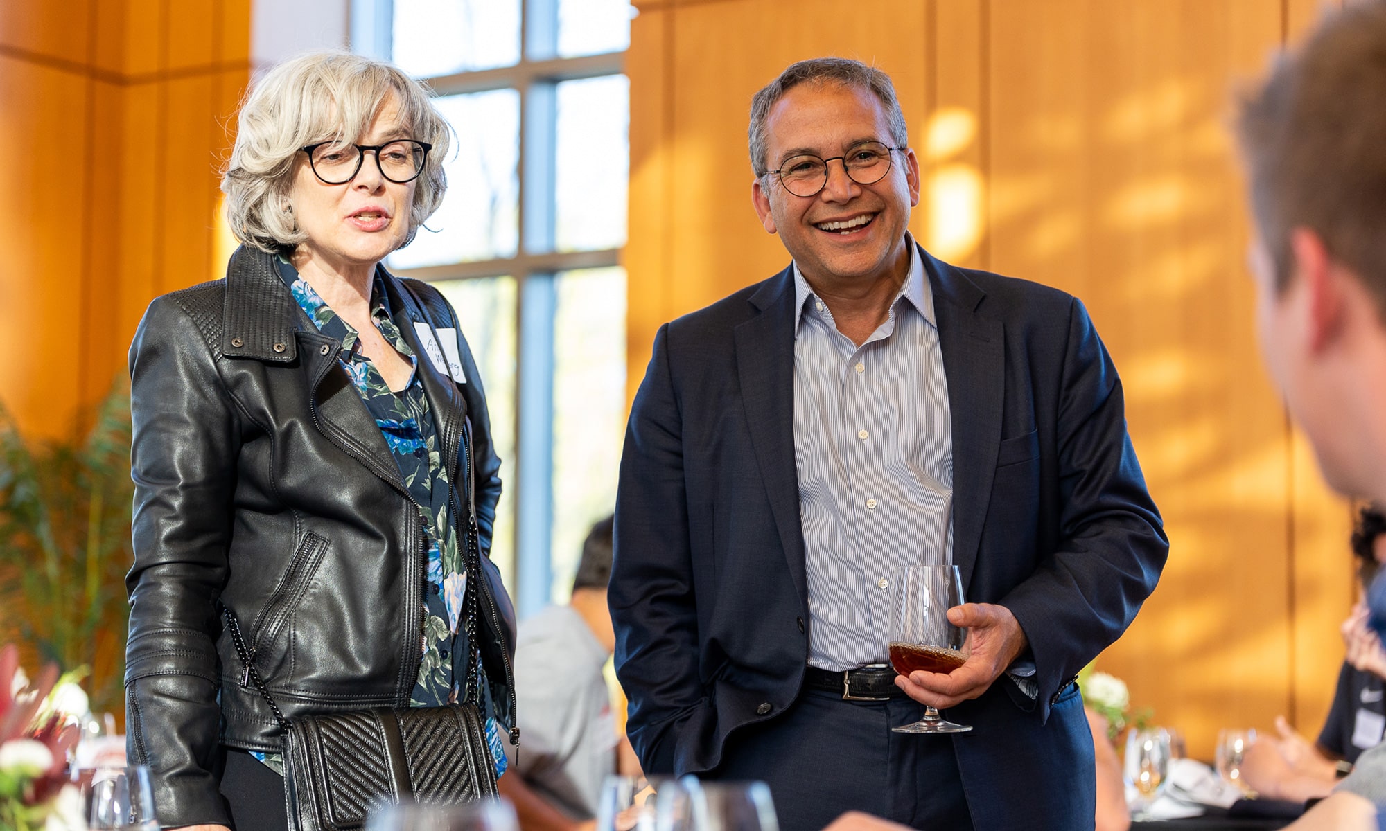 President Adam Weinberg and Anne Weinberg