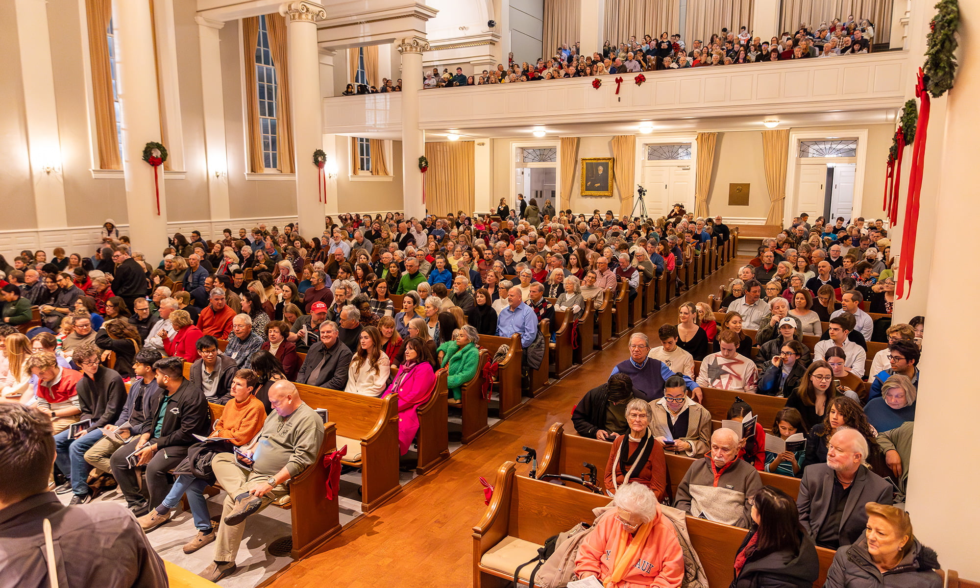 Swasey Chapel audience