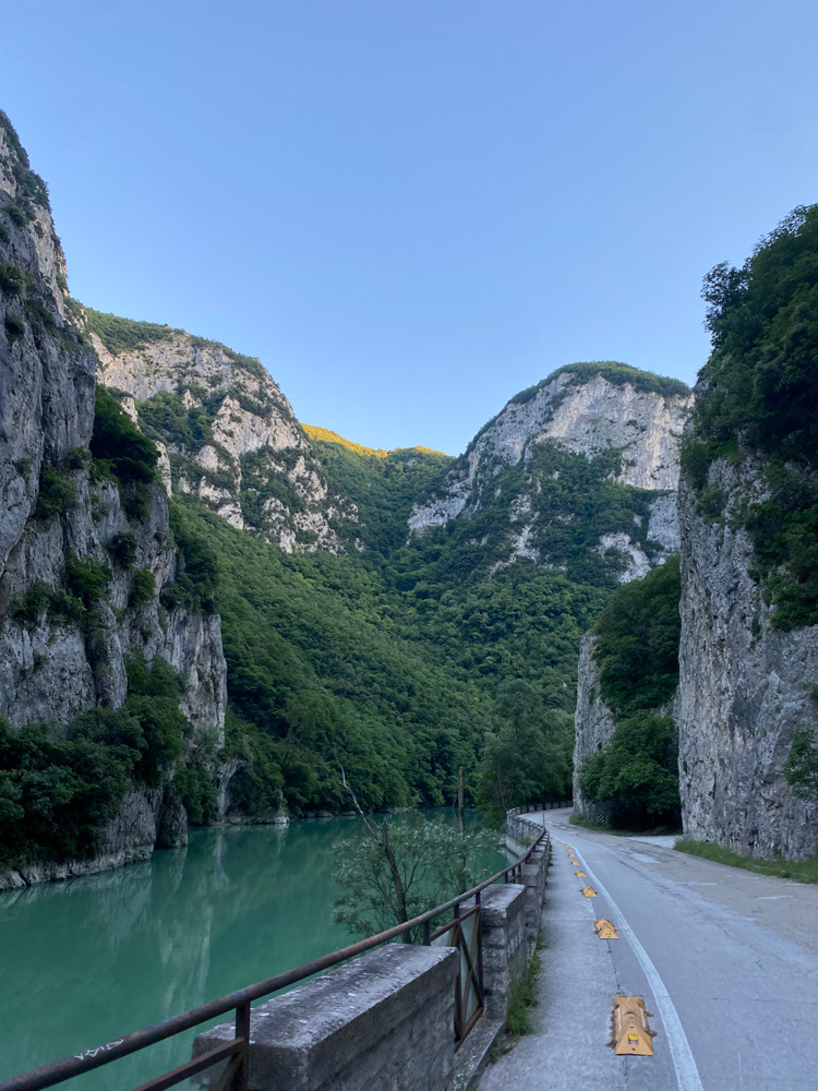 My host family took me on a day trip to Furlo Pass