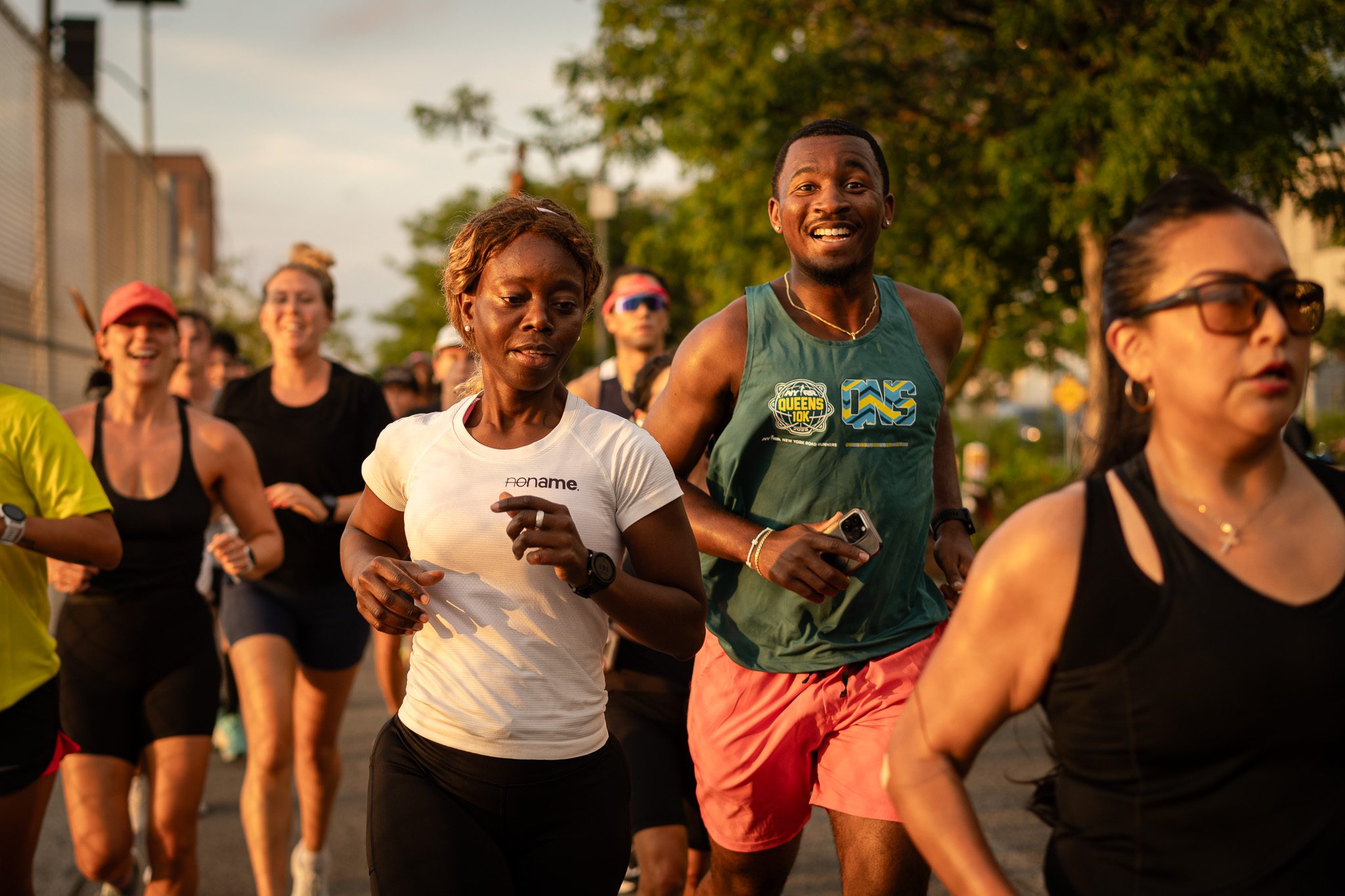 Ray Walker running in a marathon