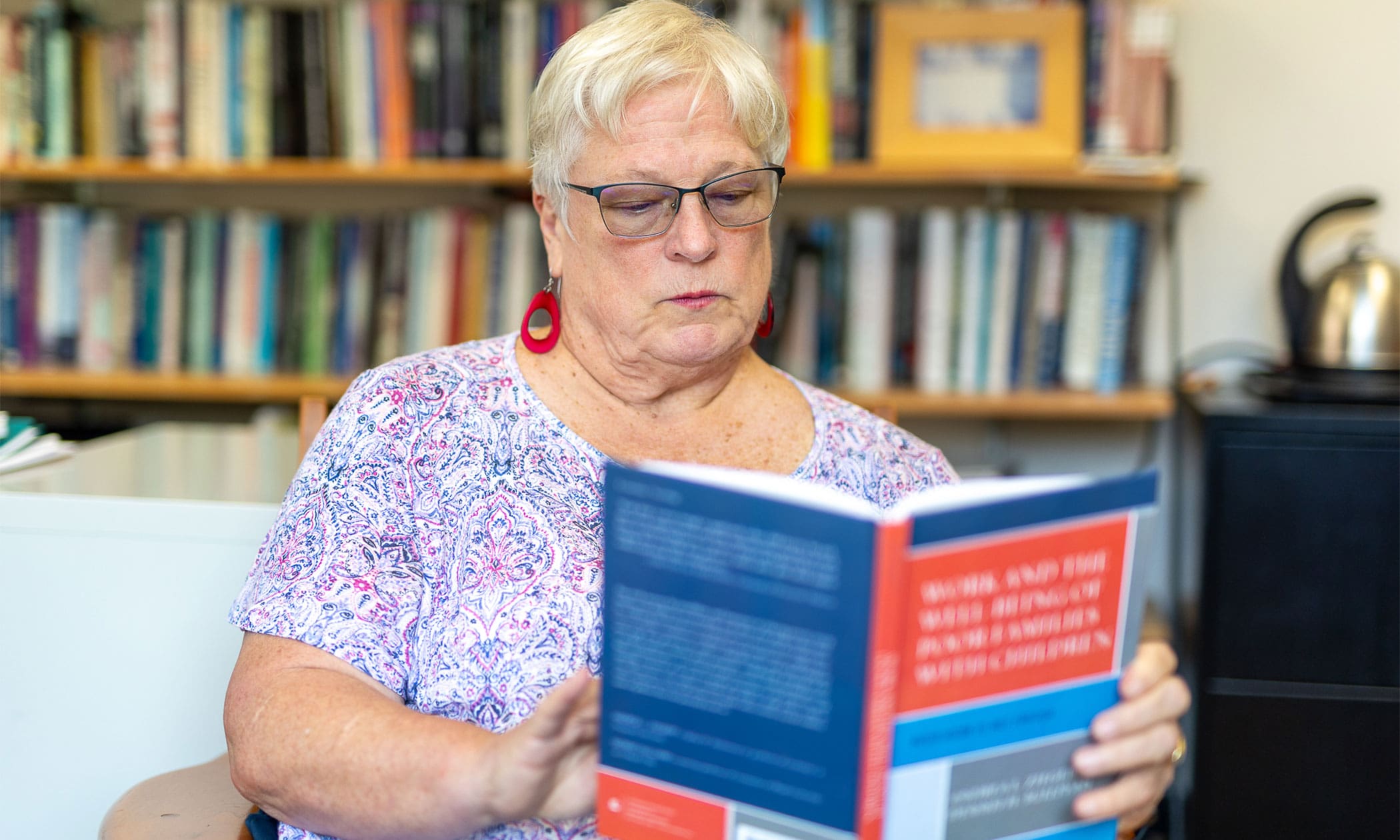 Ziegert reading her book