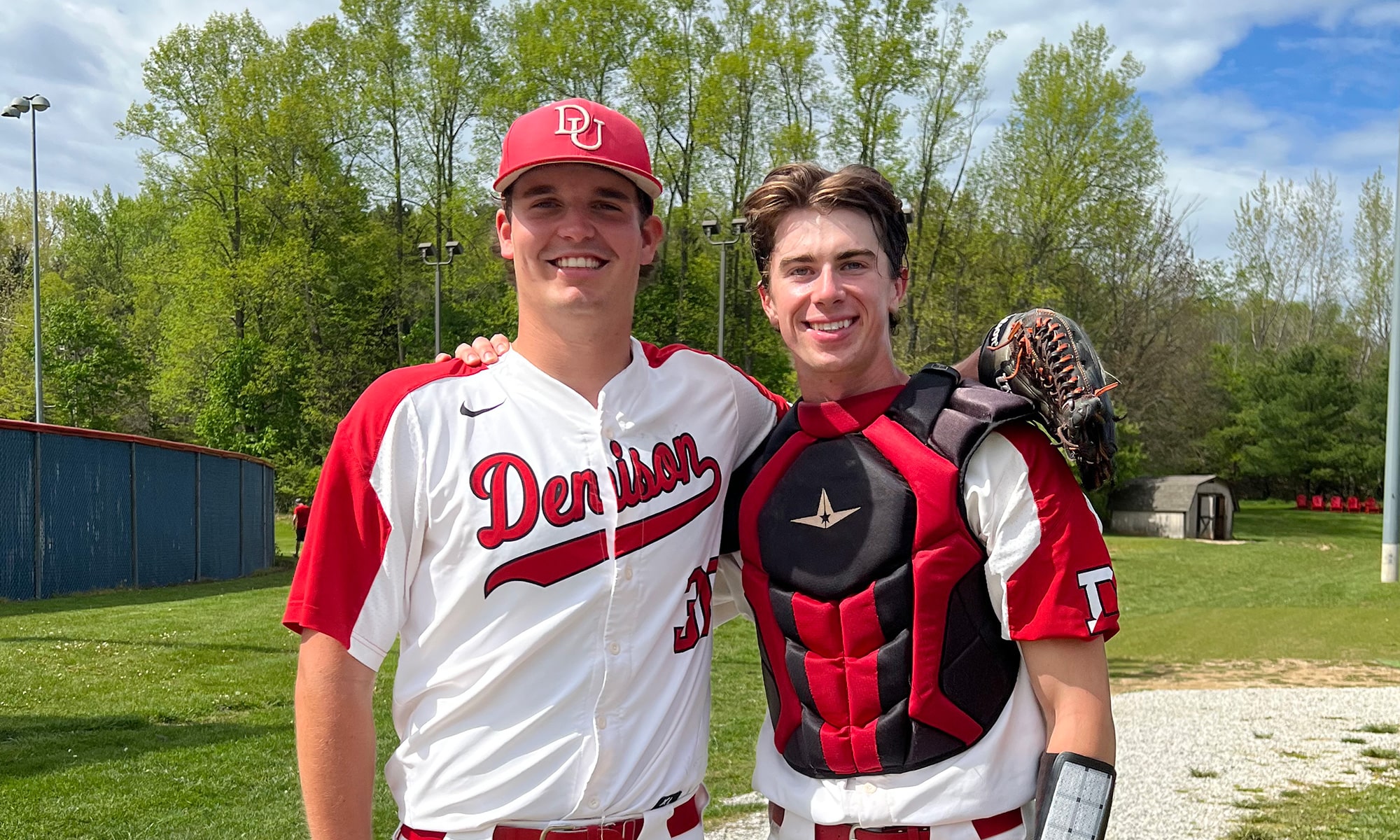 pitcher Charlie Fleming and catcher Charlie Glennon