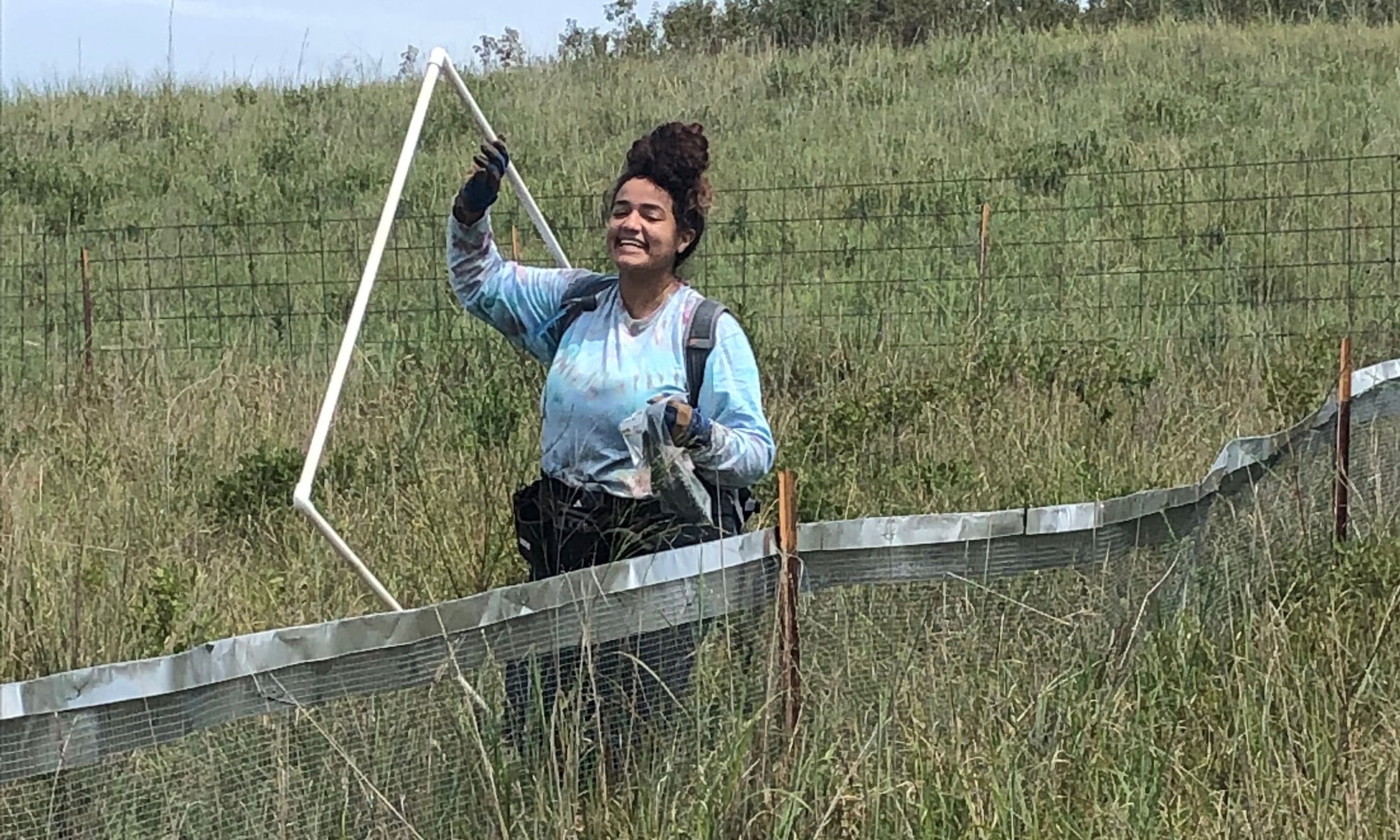 Data analyst Maya Parker-Smith in the field