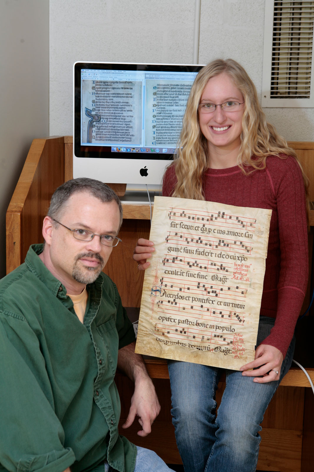 Greta Smith ’08 helped Porcheddu-Engel launch Denison’s inaugural digital humanities project in 2007.