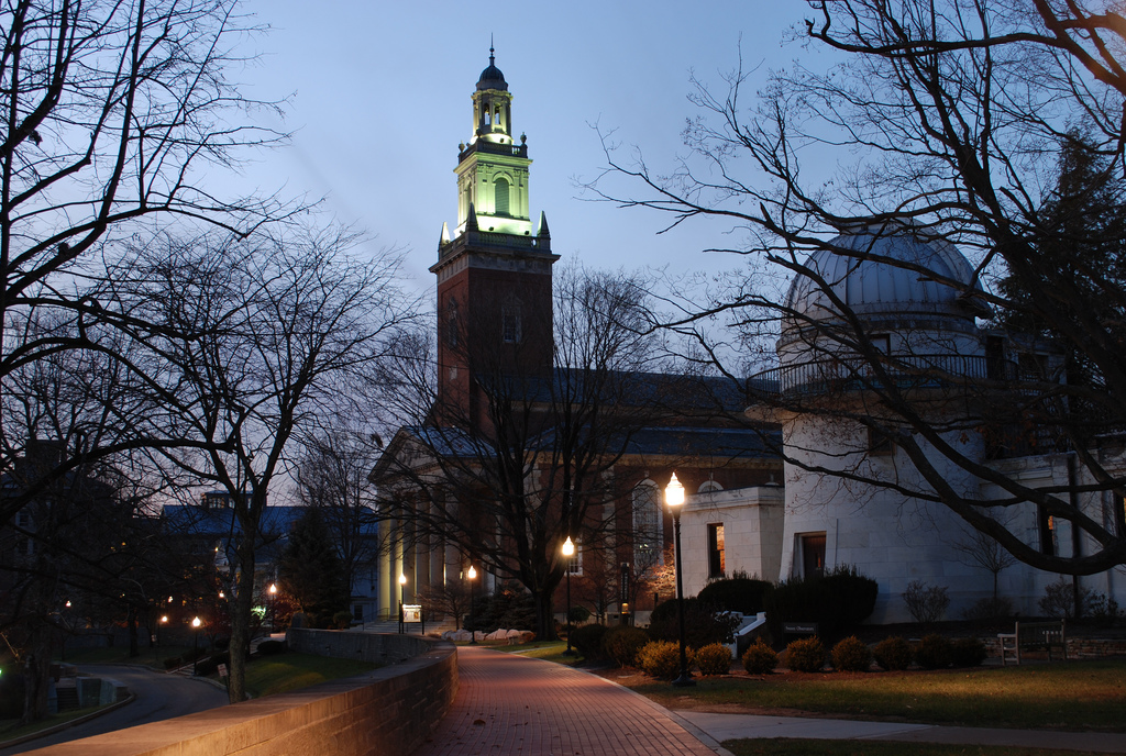 Swasey Chapel at Night