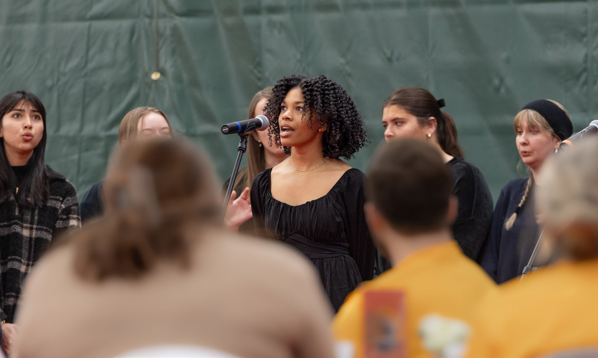 Ladies’ Night Out performs during the MLK brunch in the Mitchell Center. 