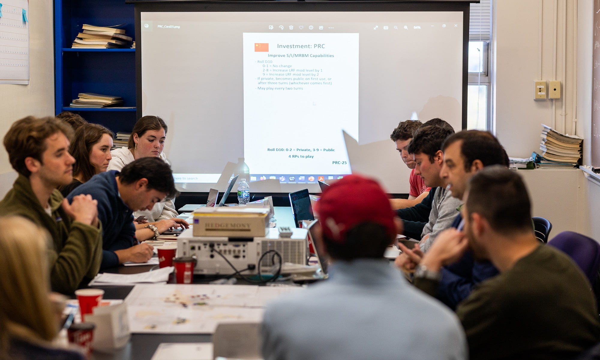 Students in a classroom