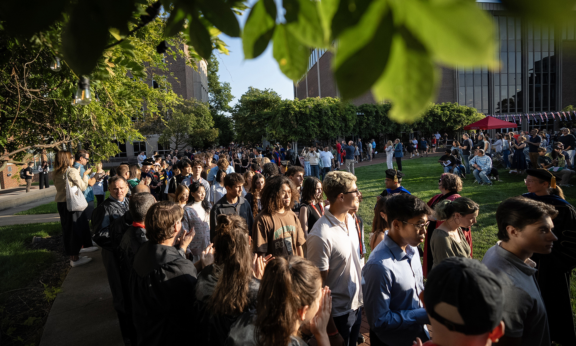 students on Reese~Shackleford Common