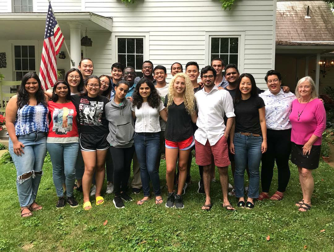 Pre-orientation staff group photo