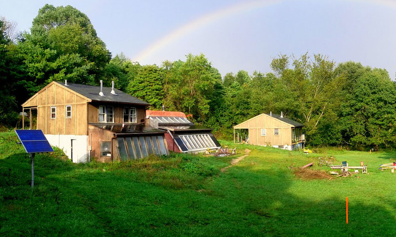 Homestead and a rainbow