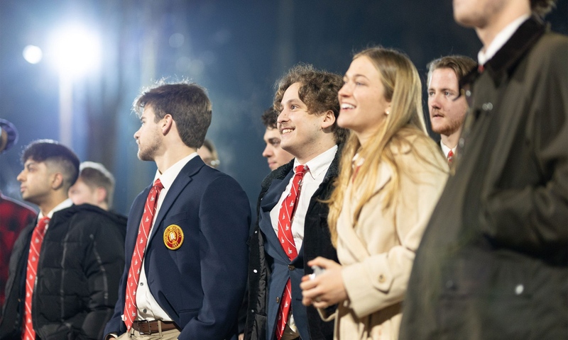 The Hilltoppers singing at groundhogs day