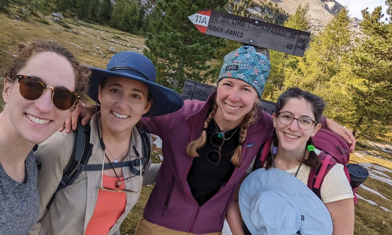 Inbar Scharf, Anna Farrell, Hannah Wertheimer, and Beth Neville