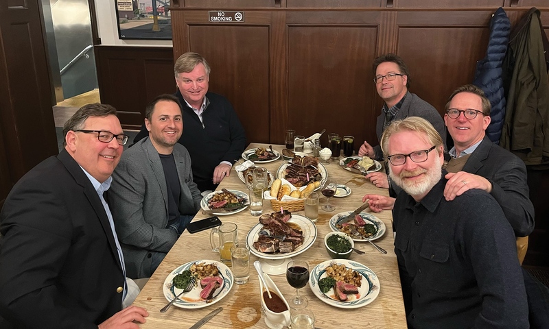 Group of Denisonians at Dinner