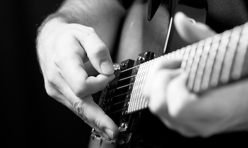 Man playing guitar