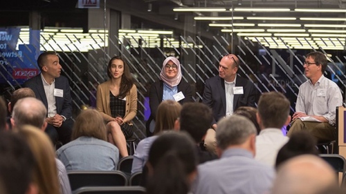 Students at Between Coasts conference