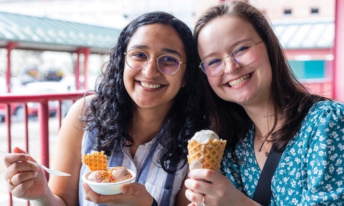 Asesha Dayal ’17 and Taby Arthur Fogg ’14