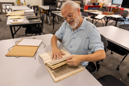 English professor Fred Porcheddu-Engel spent two years translating a 15th century manuscript written in Latin.