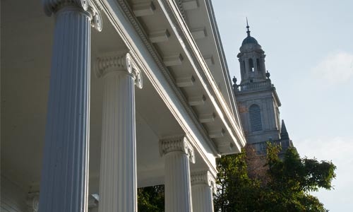 Denison Admissions Office and Swasey Chapel