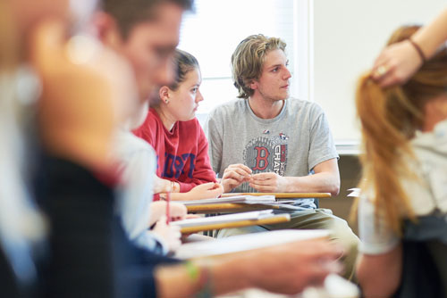 Denison Student in Class