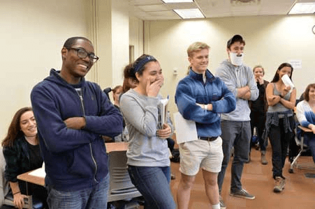 students in classroom