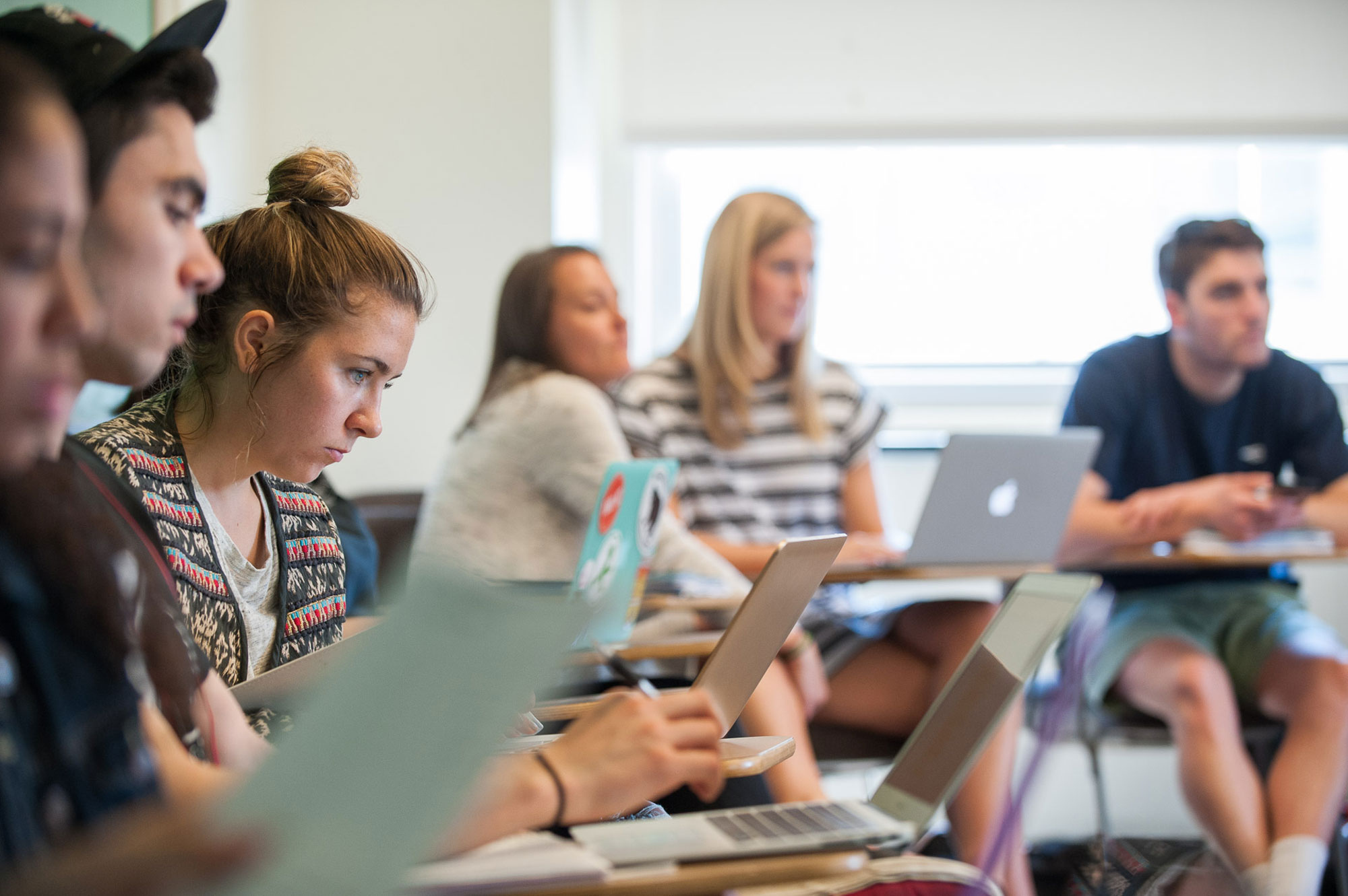 Students in a classroom