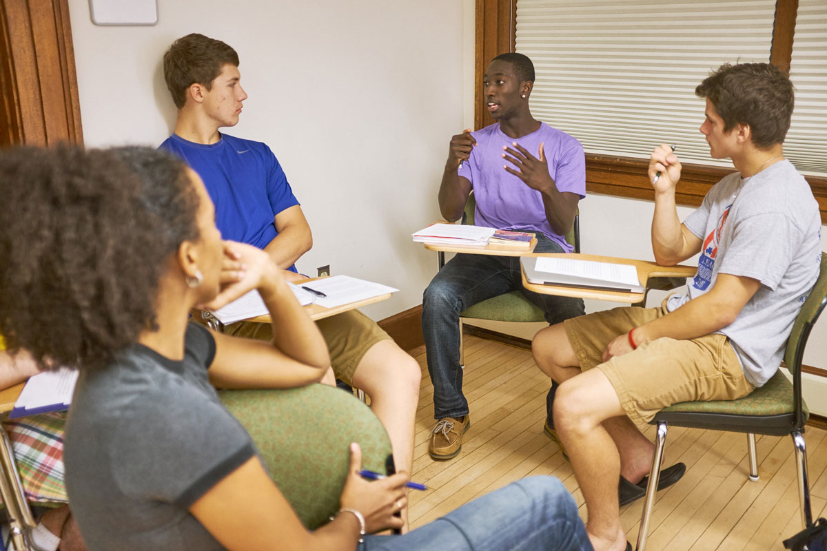 Students in classroom