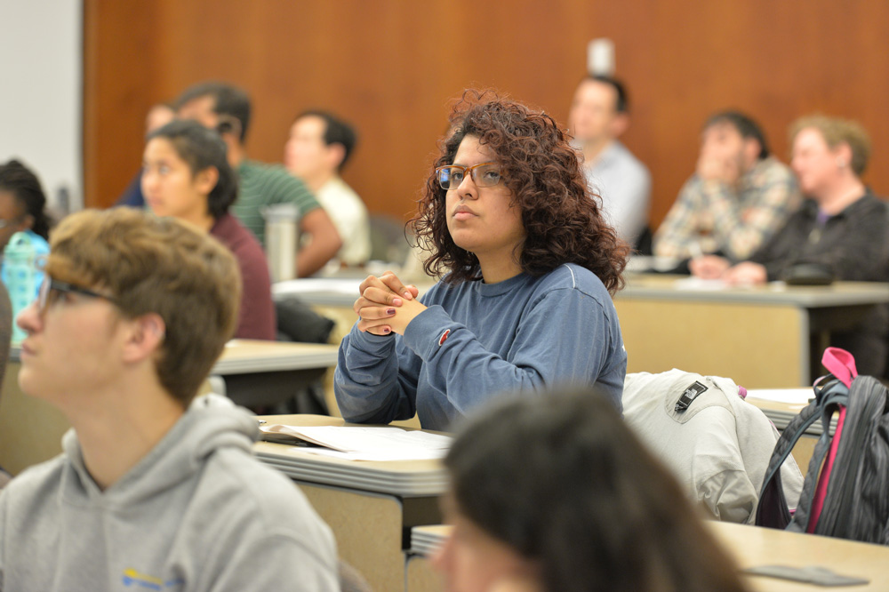 Students in a classroom