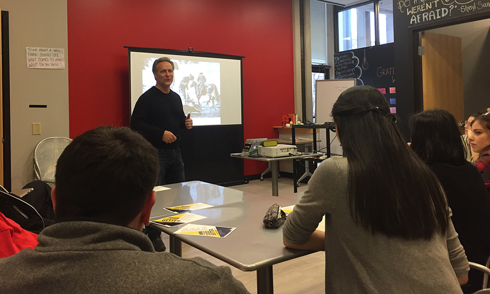 Robert Abbott in the Red Frame Lab