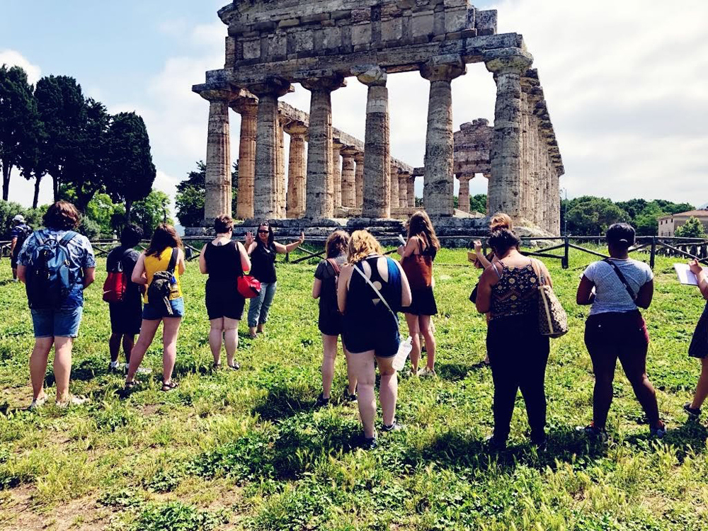 Students on field trip