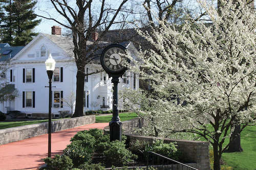 Denison in springtime