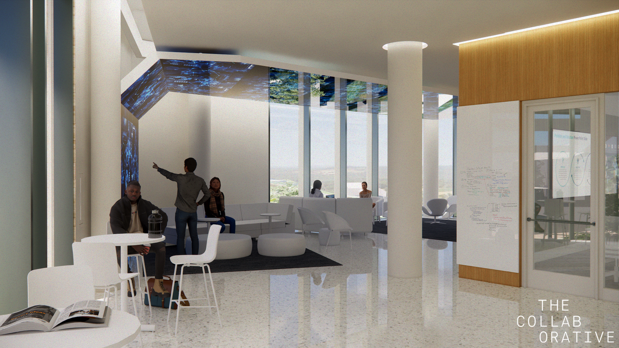 Doane renovation & expansion interior view render