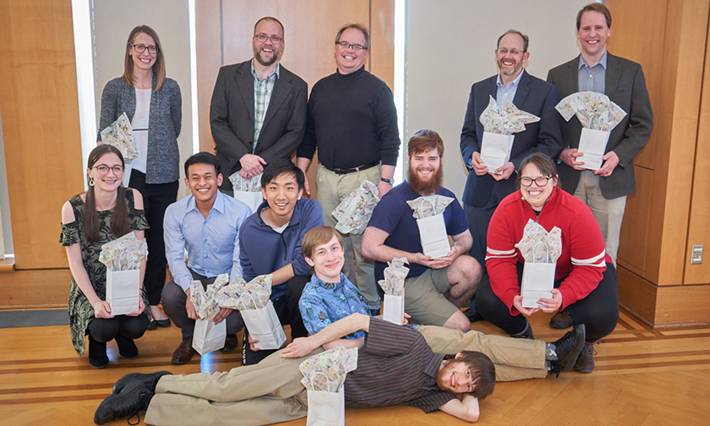 Students and faculty at honors day 2019