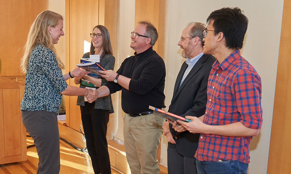 Students and faculty at honors day 2019