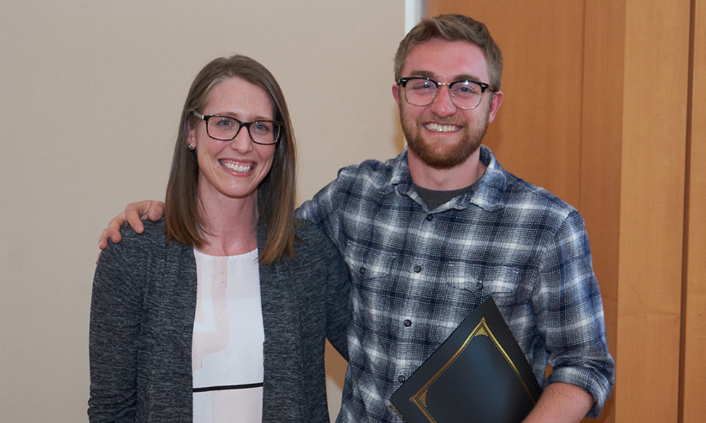 Students and faculty at honors day 2019