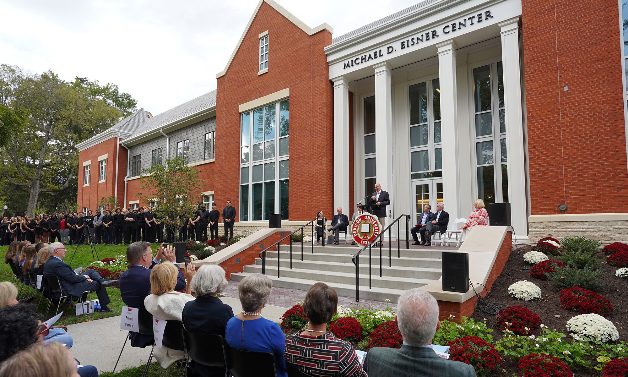 Dedication ceremony for the Michael D. Eisner Center for the performing arts