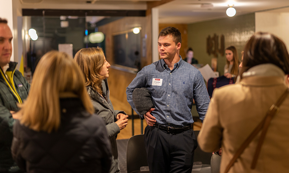 Denison alumni at a gathering